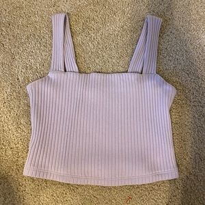 AE Cropped Square-Neck Tank Top